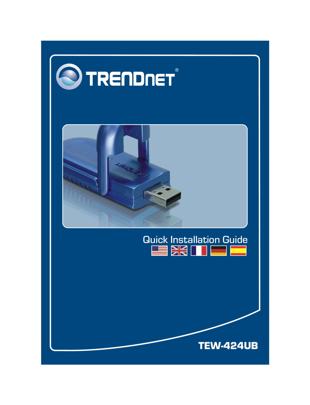 Entrega Technologies TEW-424UB manual Quick Installation Guide 