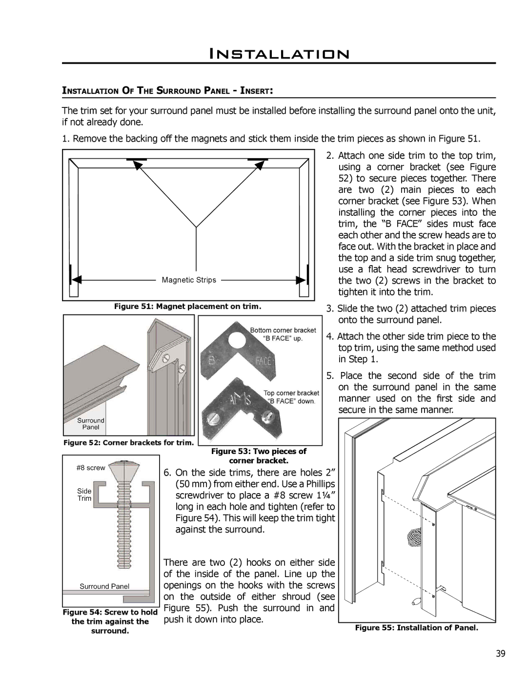 Enviro 1200, 1700 owner manual This will keep the trim tight 