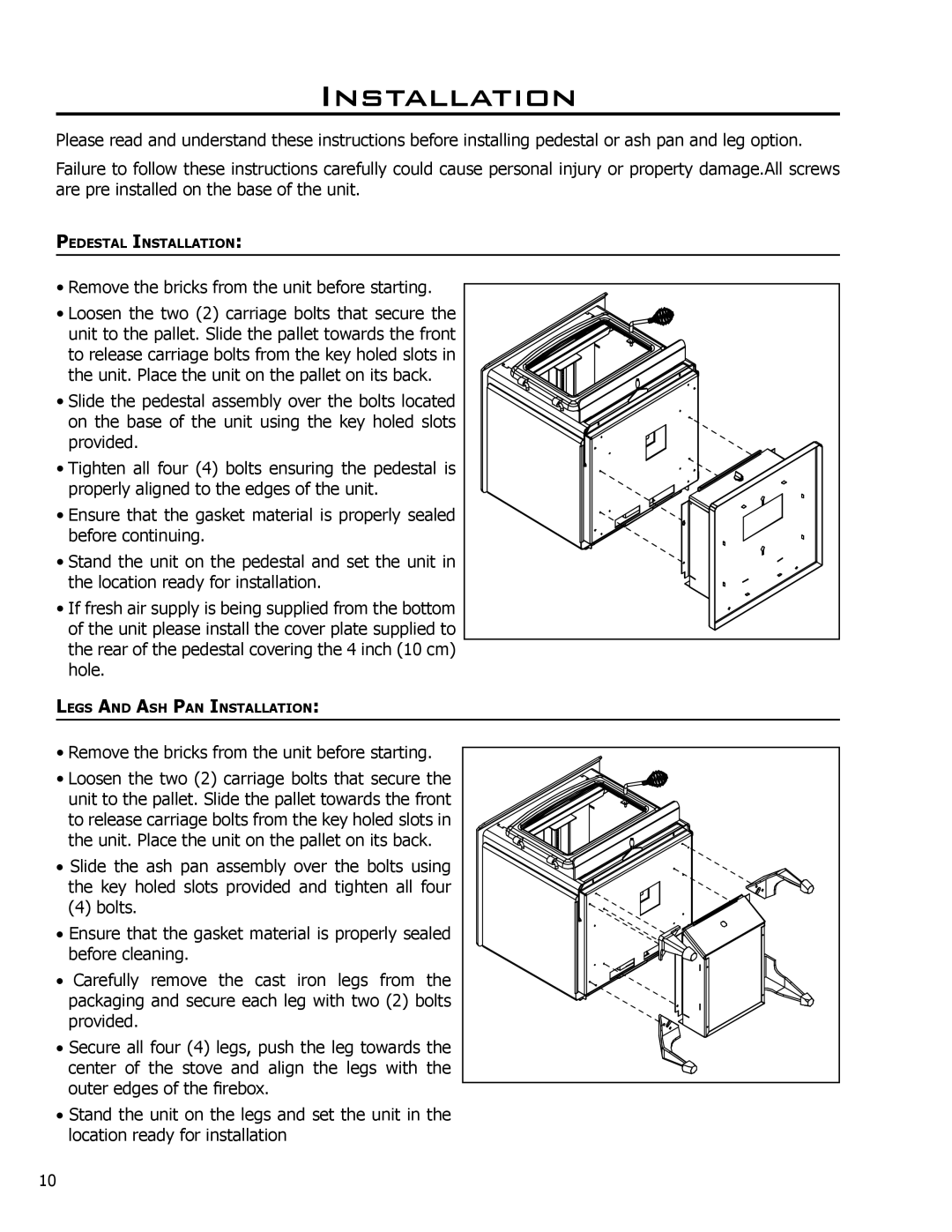 Enviro 2100 owner manual Installation 