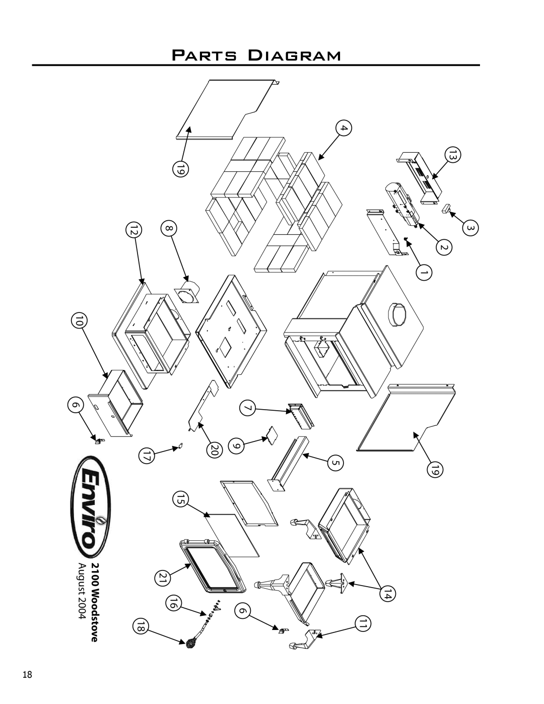 Enviro 2100 owner manual PartsDiagram 