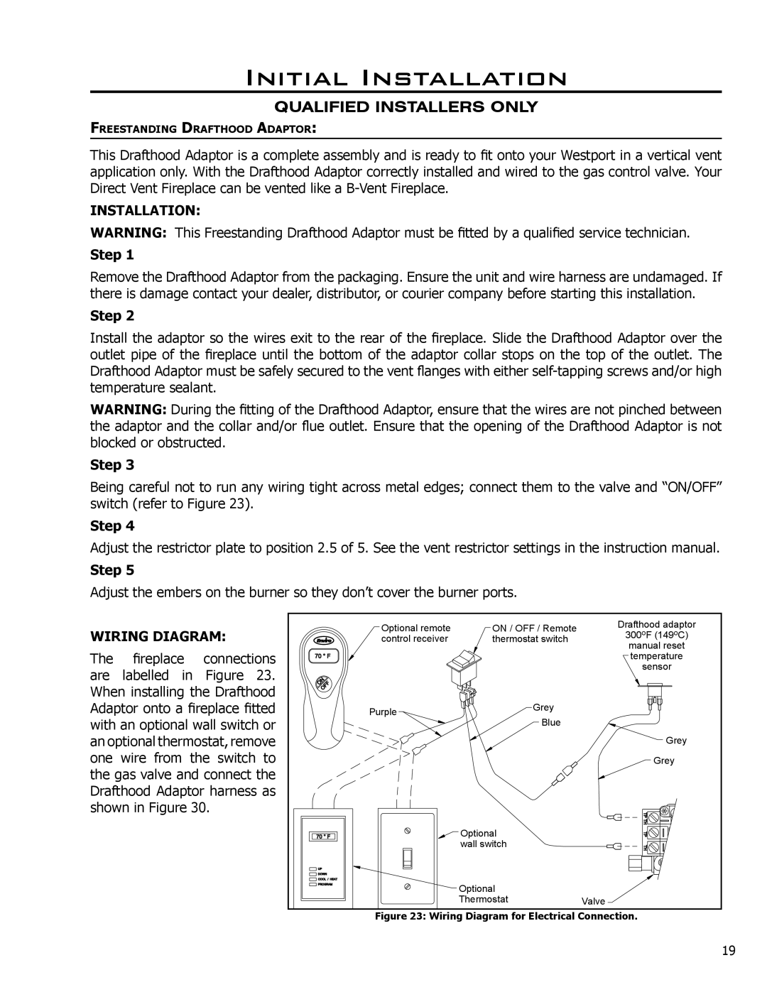 Enviro 50-029 owner manual Installation, Step, Wiring Diagram 