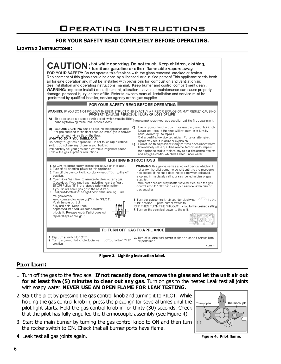 Enviro 50-029 owner manual Operating Instructions, For Your Safety Read Completely Before Operating 