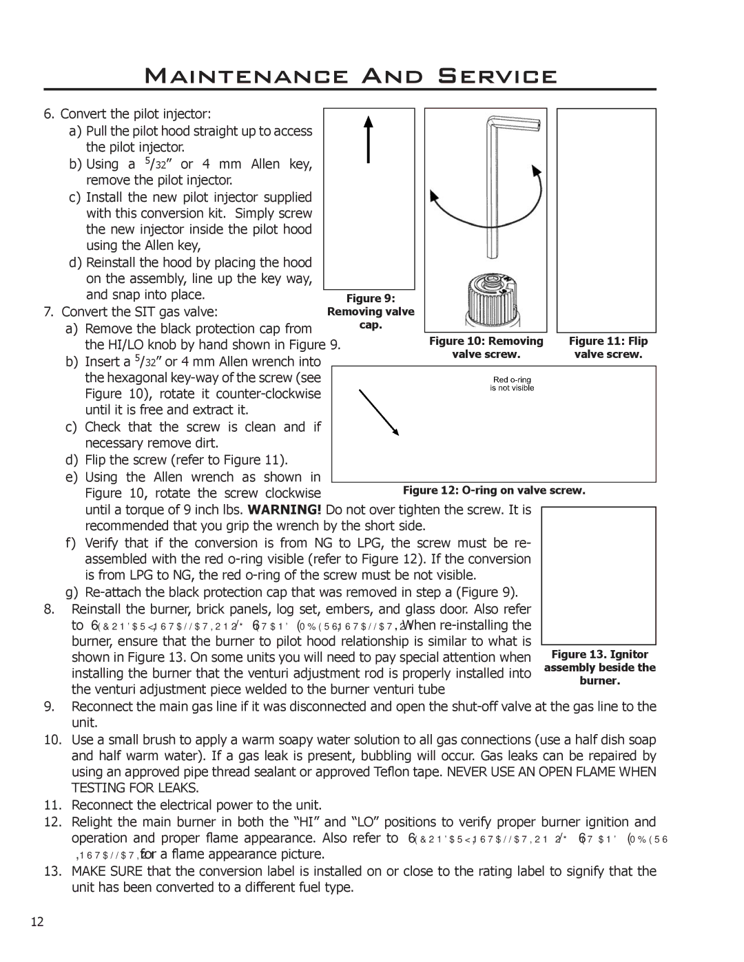 Enviro 50-1033 owner manual Rotate the screw clockwise, Venturi adjustment piece welded to the burner venturi tube 