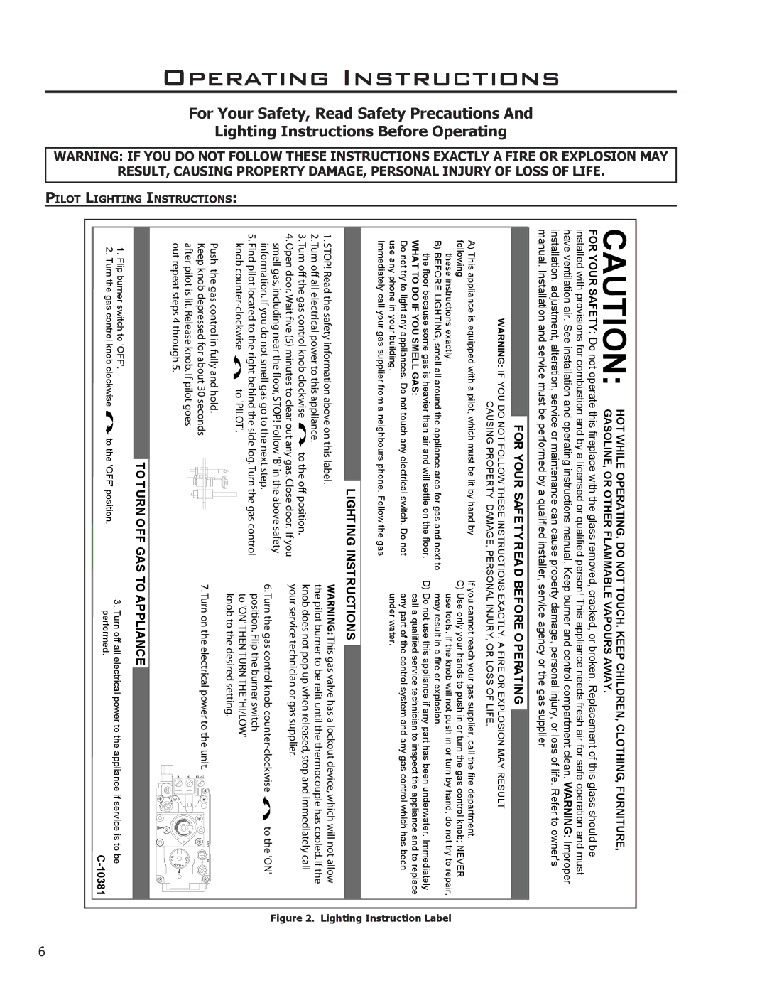 Enviro 50-1033 owner manual Operating Instructions, For Your Safetyread Before Operating 