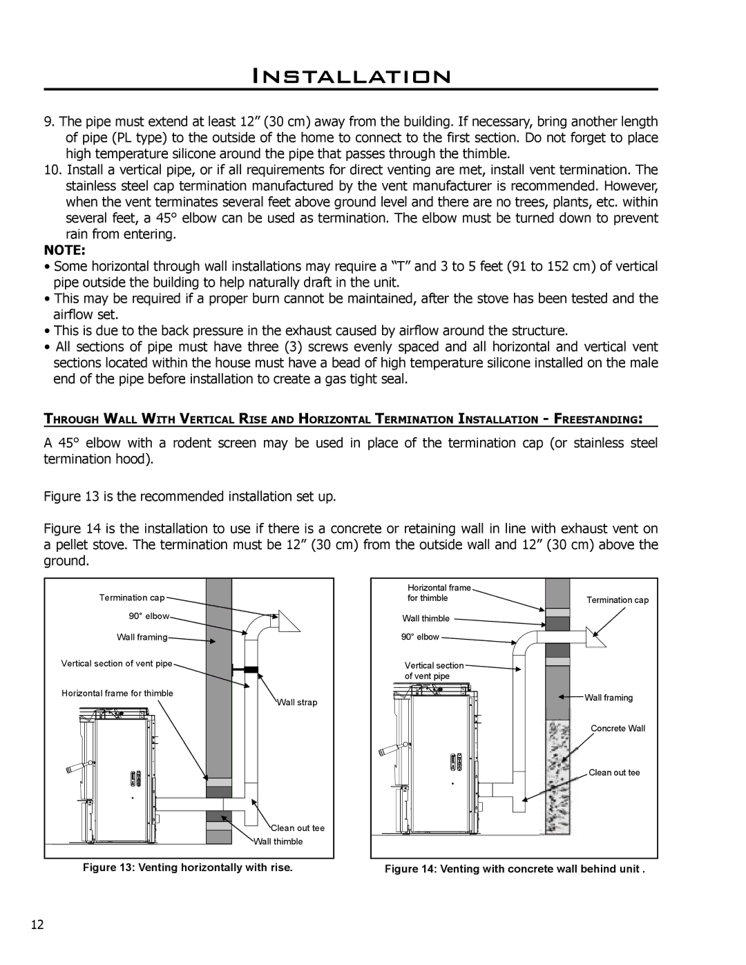 Enviro 50-1221 technical manual Is the recommended installation set up 