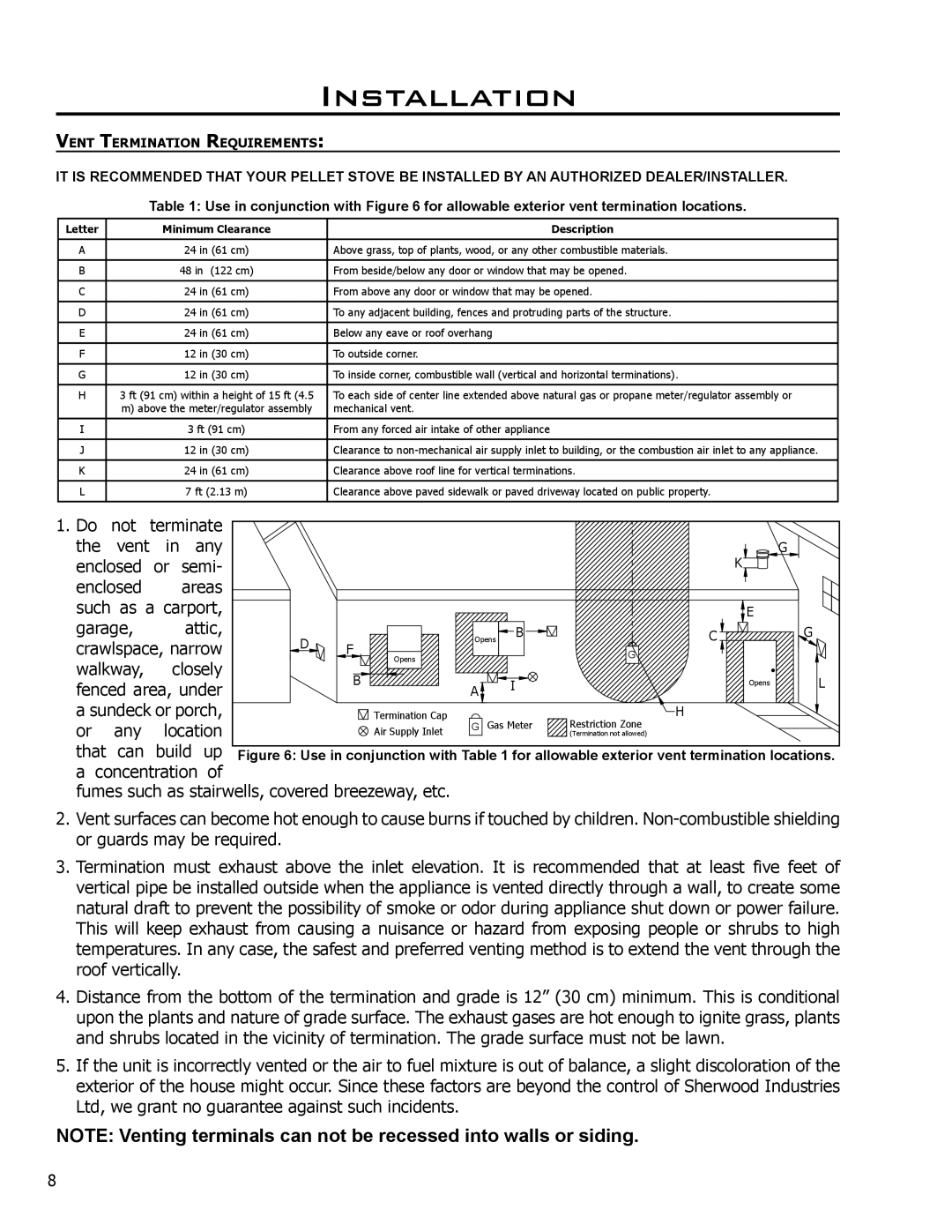 Enviro 50-1221 technical manual Crawlspace, narrow Walkway Closely 