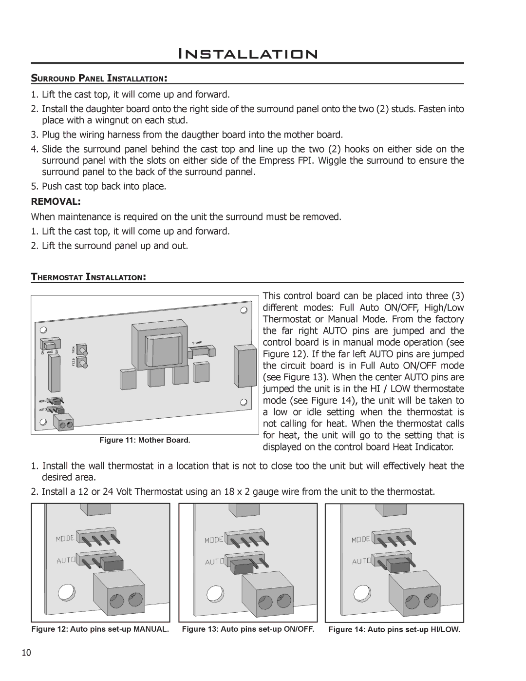 Enviro 50-1386 technical manual Removal 