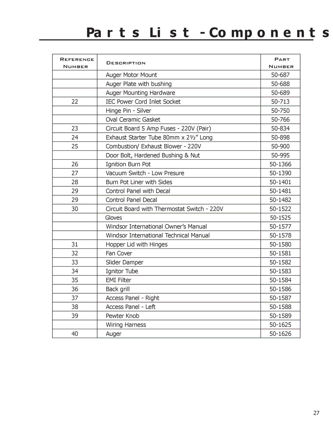 Enviro 50-1578 technical manual 50-1577 