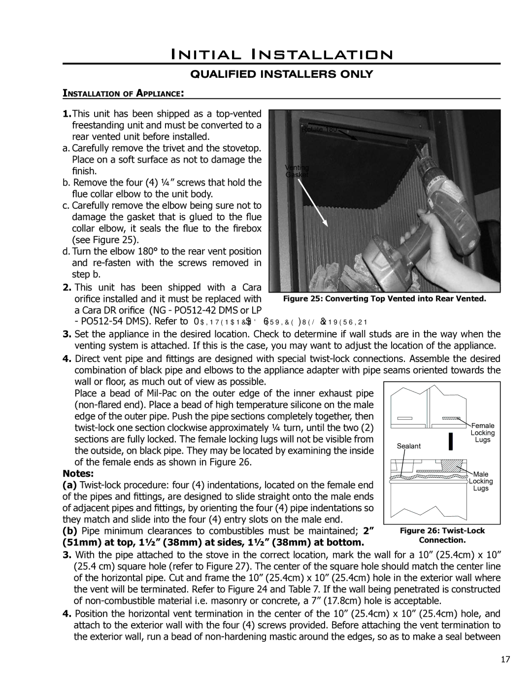 Enviro 50-1628 owner manual 51mm at top, 11⁄2 38mm at sides, 11⁄2 38mm at bottom, Twist-Lock 