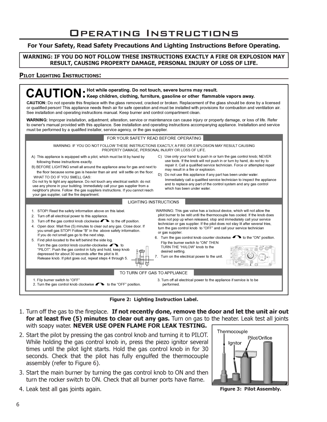 Enviro 50-1628 owner manual Operating Instructions, For Your Safety Read Before Operating 