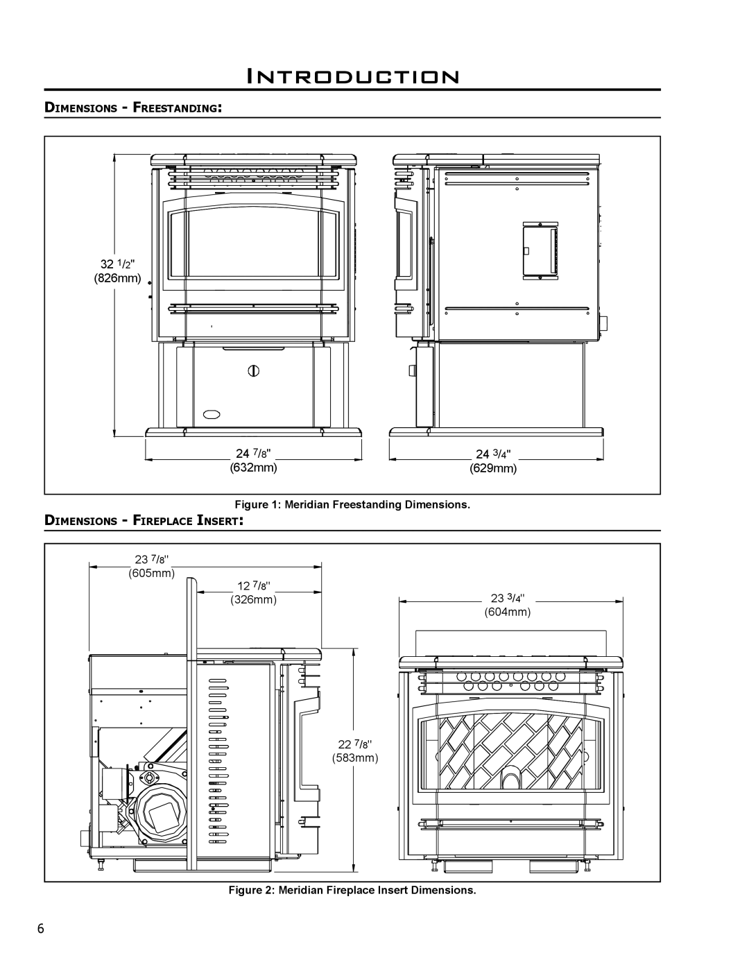 Enviro 50-830 owner manual 32 1/2 826mm 24 7/8 24 3/4 632mm 629mm 