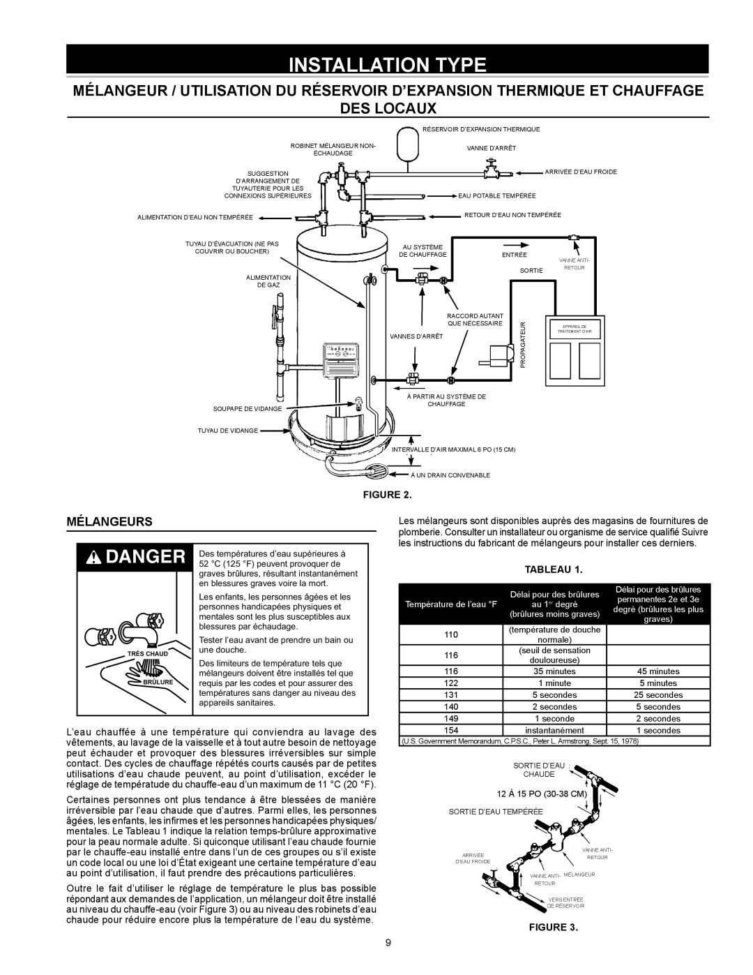 Enviro 6G50 76N instruction manual Mélangeurs, Tableau 