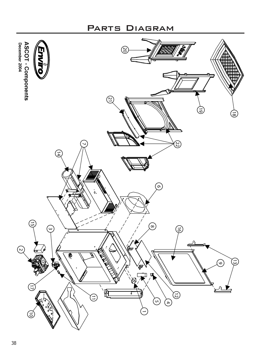 Enviro Ascot owner manual DiagramParts 