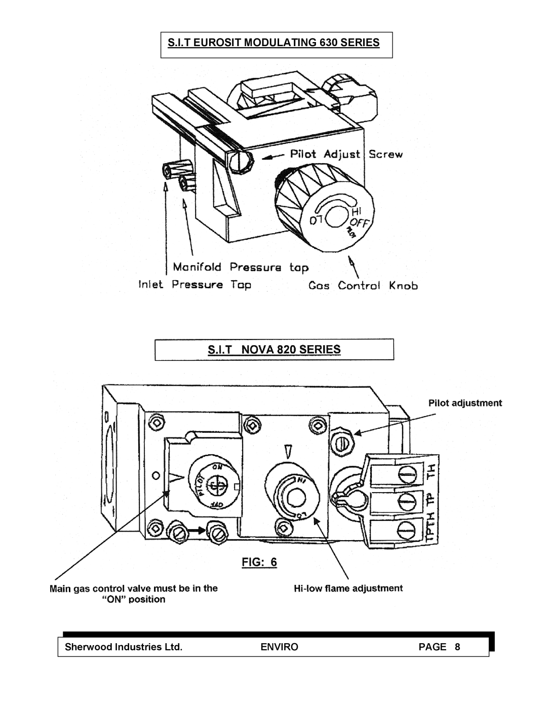 Enviro C-10100 service manual T Eurosit Modulating 630 Series 