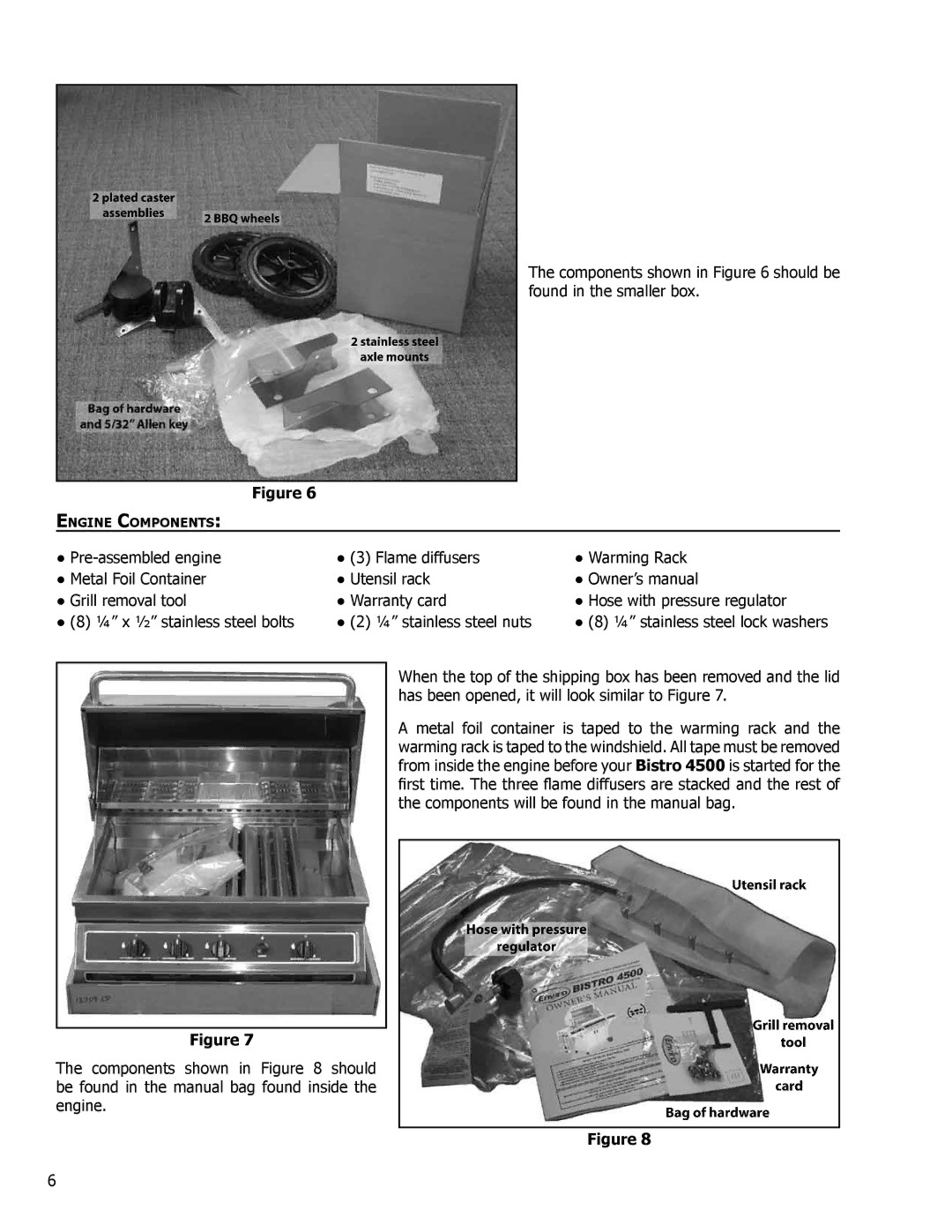 Enviro C-10124 owner manual ⁄4 stainless steel lock washers 