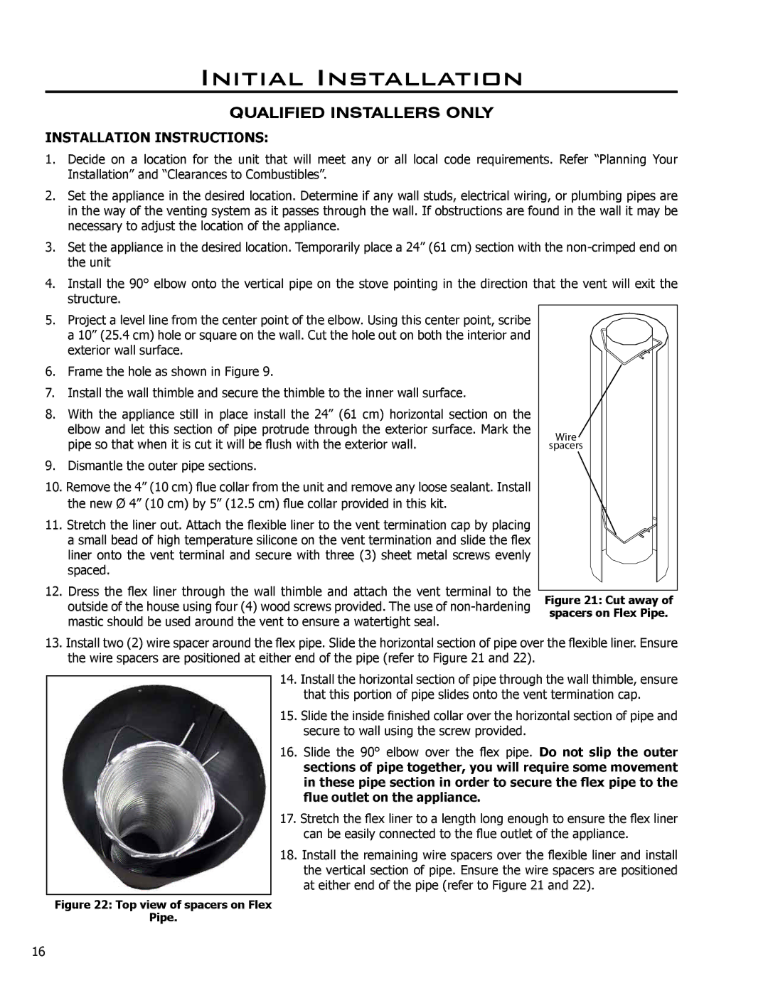 Enviro C-10450 owner manual Installation Instructions 