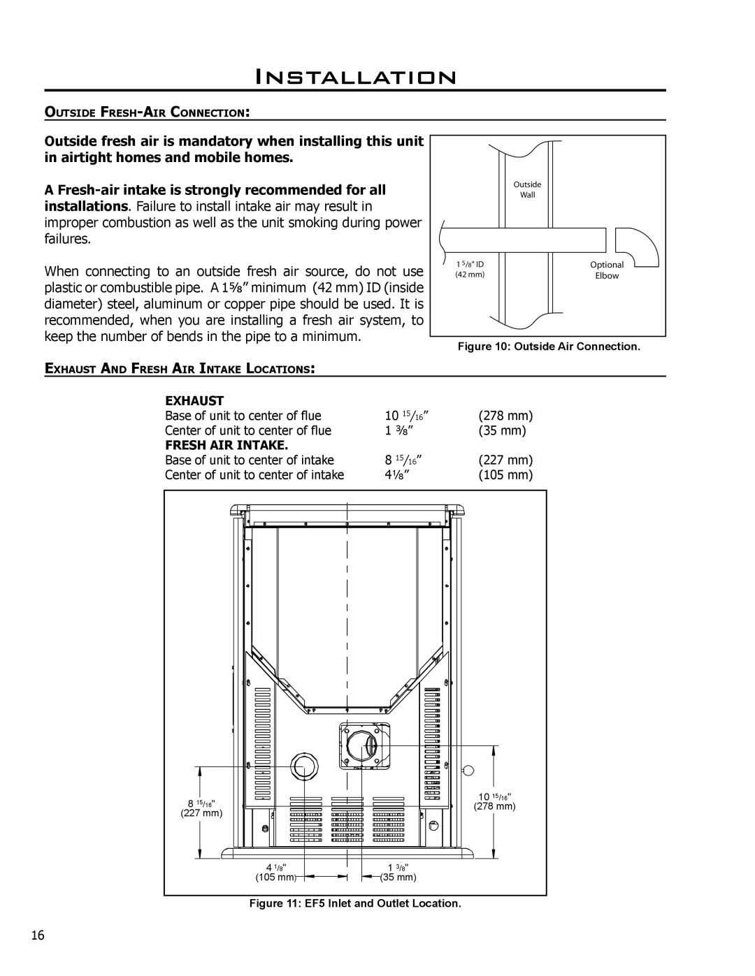 Enviro C-10608 owner manual Exhaust 