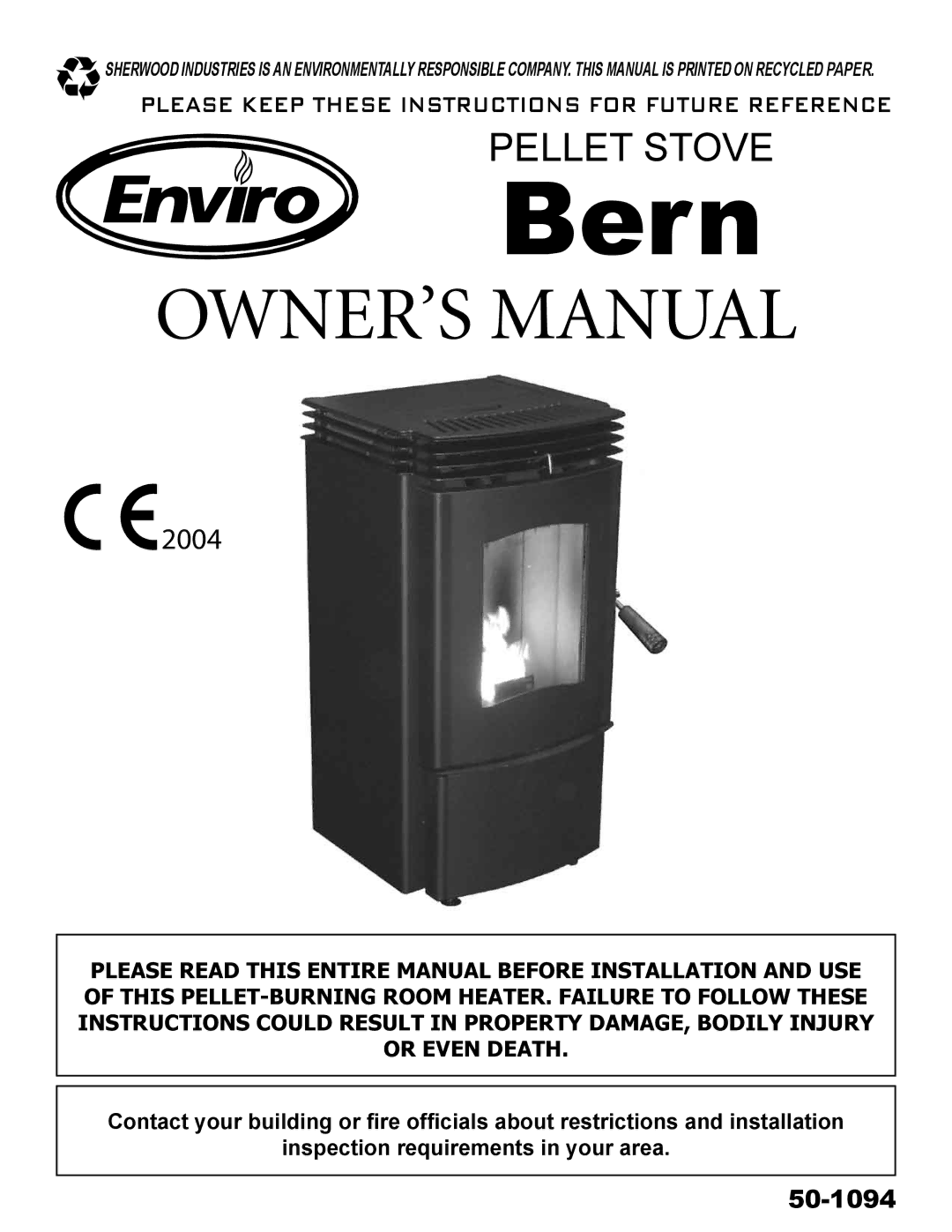 Enviro C-10629 owner manual Bern 