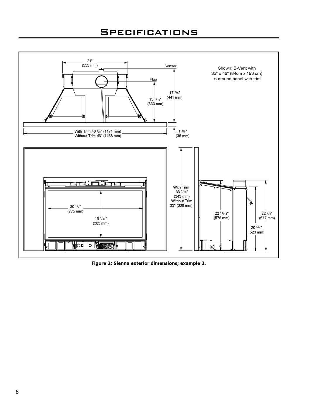 Enviro C-10637, 50-1096 owner manual 33 x 46 84cm x 193 cm 