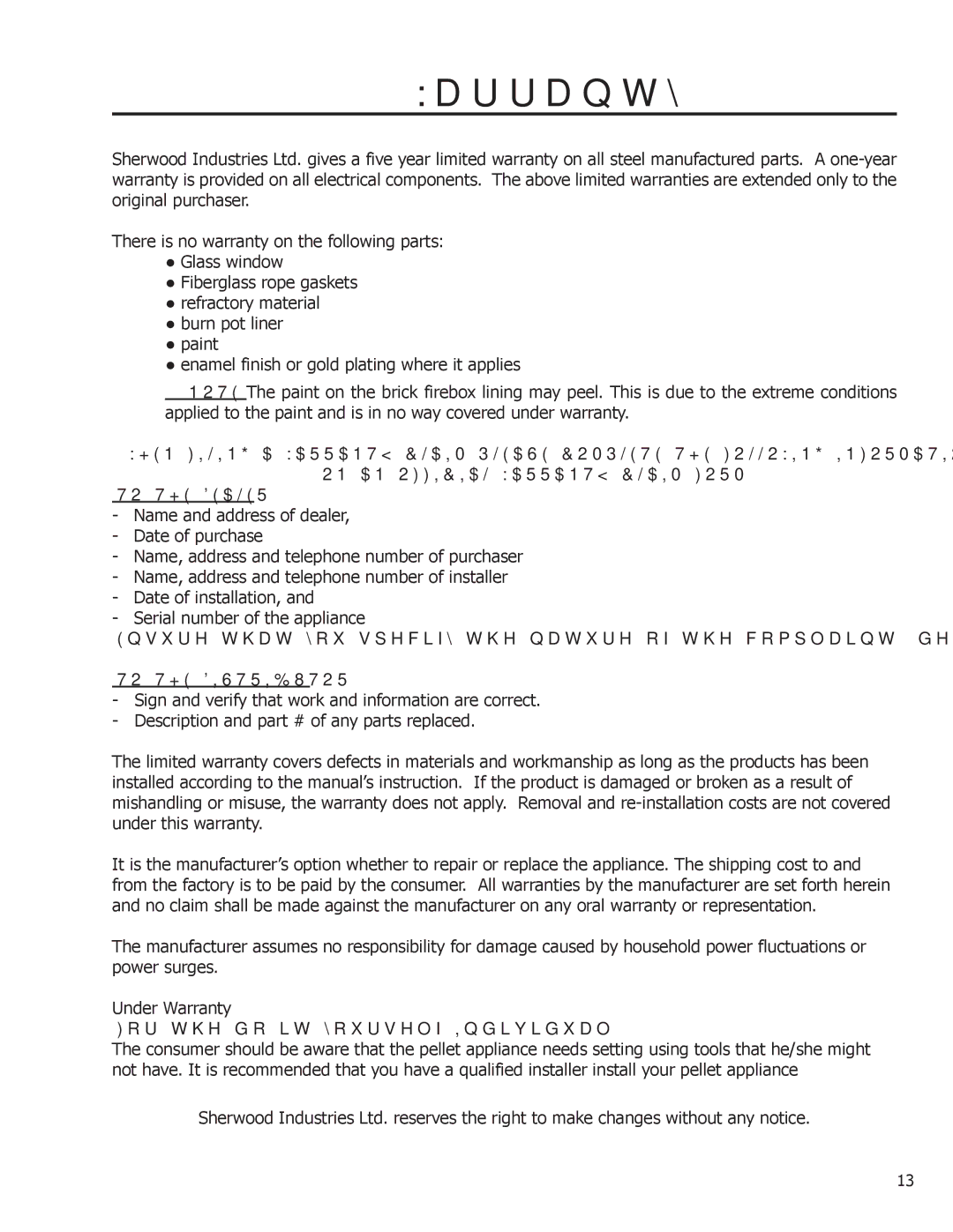 Enviro 50-1220, C-10792 owner manual Warranty, To the Distributor, For the do-it-yourself Individual 