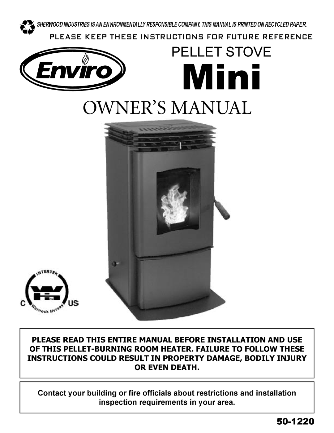 Enviro C-10984 owner manual Mini 