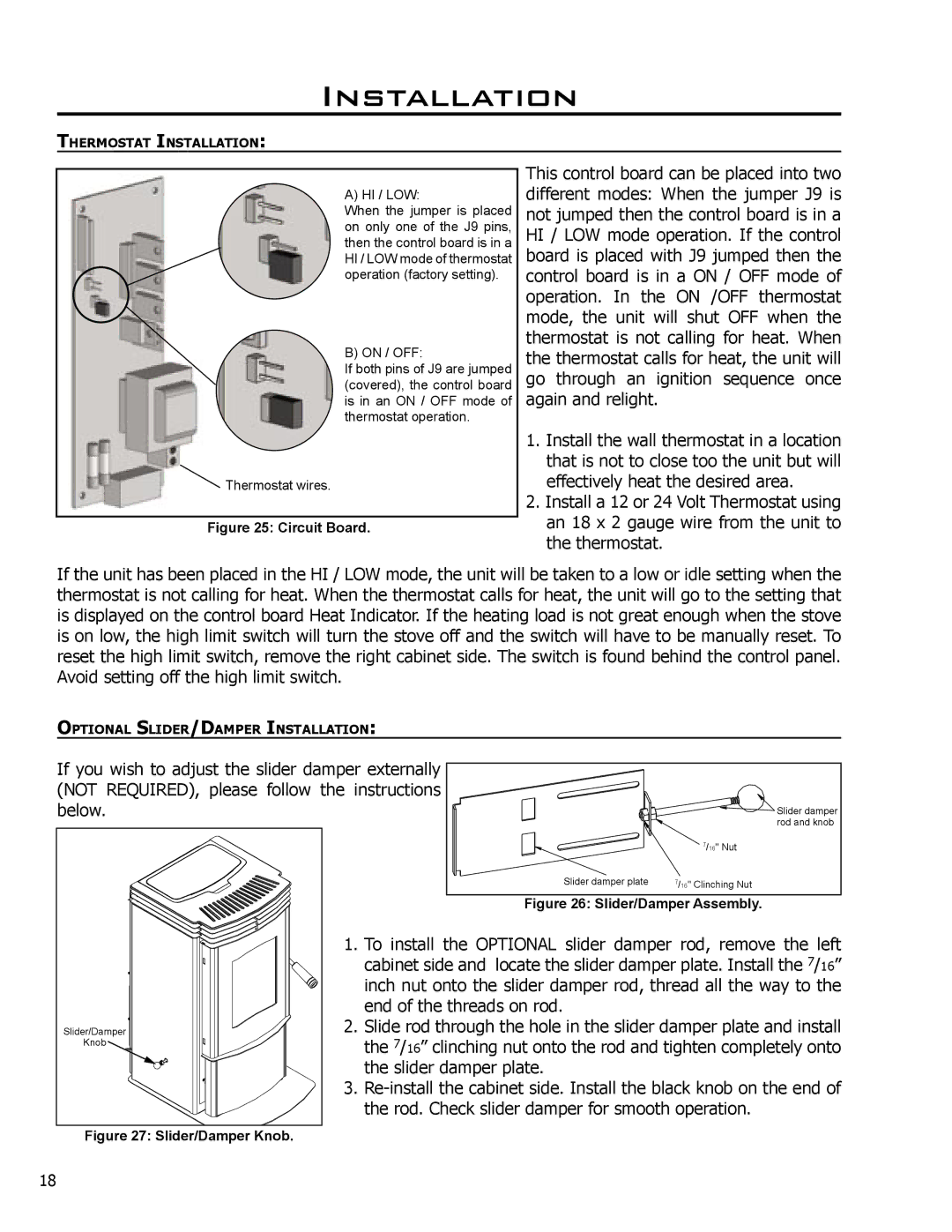 Enviro C-10985 technical manual To install the Optional slider damper rod, remove the left 