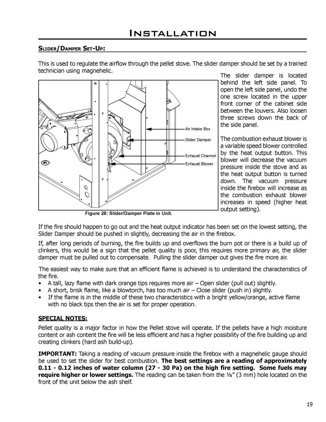 Enviro C-10985 technical manual Special Notes 