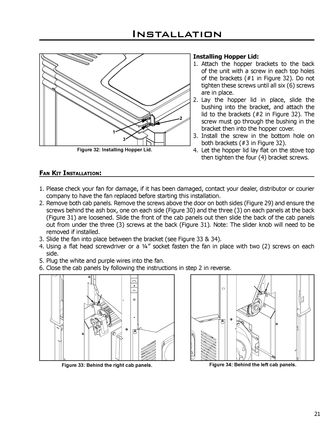 Enviro C-10985 technical manual Installing Hopper Lid 