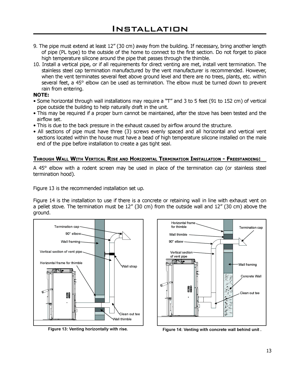 Enviro C-11150 technical manual Is the recommended installation set up 