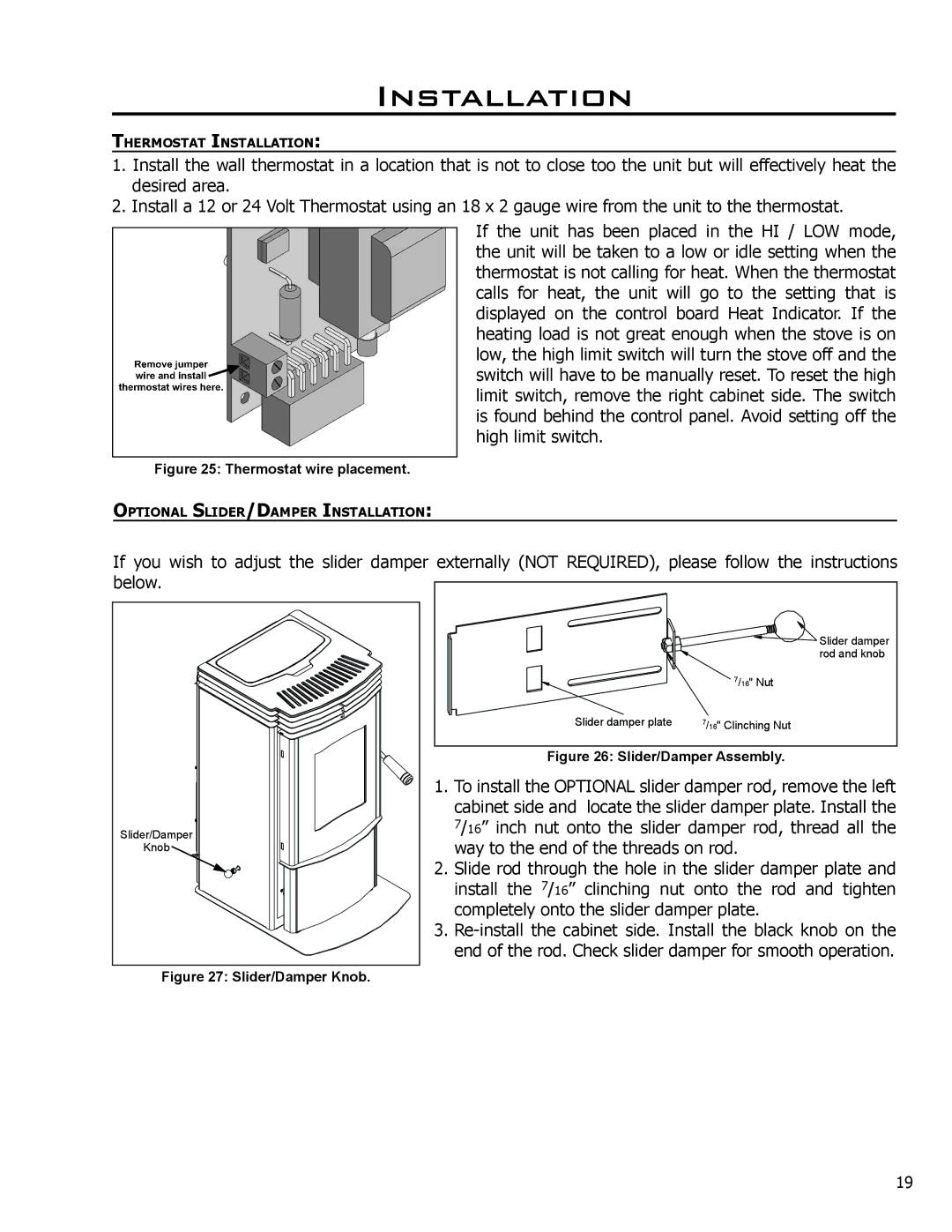 Enviro C-11150 technical manual Cabinet side and locate the slider damper plate. Install 