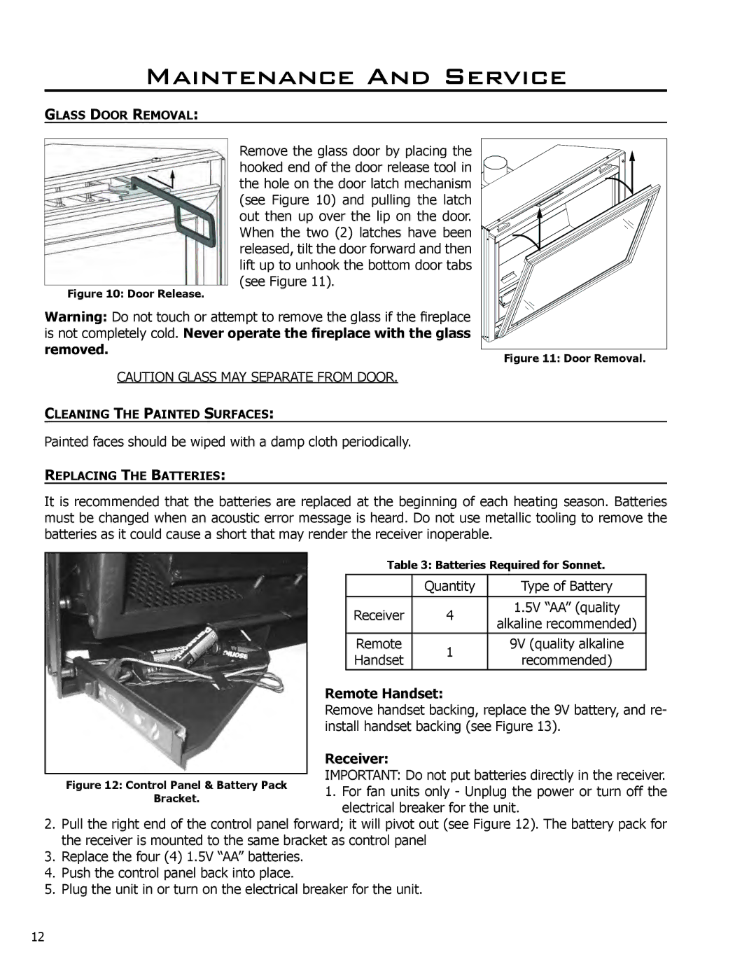 Enviro C-11253, C-11102, 50-1472 owner manual Remote Handset, Receiver 