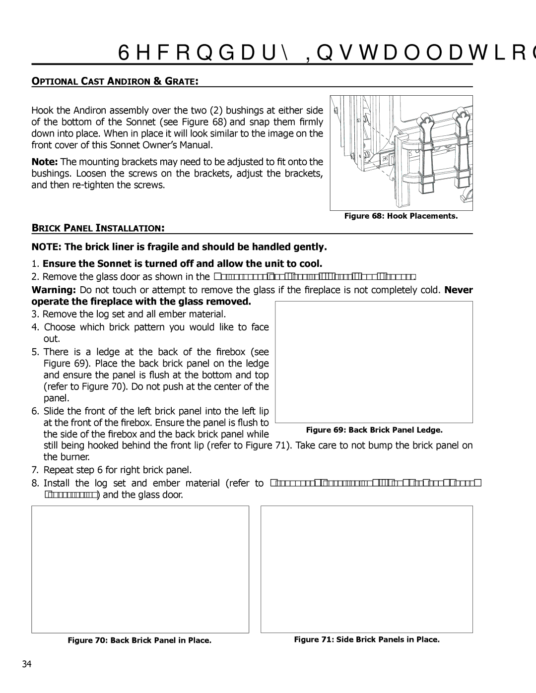 Enviro C-11102, C-11253, 50-1472 owner manual Ensure the Sonnet is turned off and allow the unit to cool, Hook Placements 