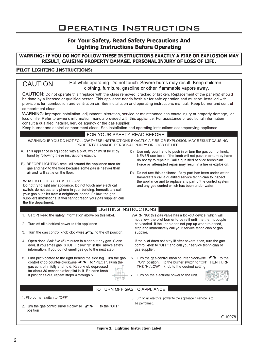 Enviro C-11275 owner manual Operating Instructions, For Your Safety Read Before 