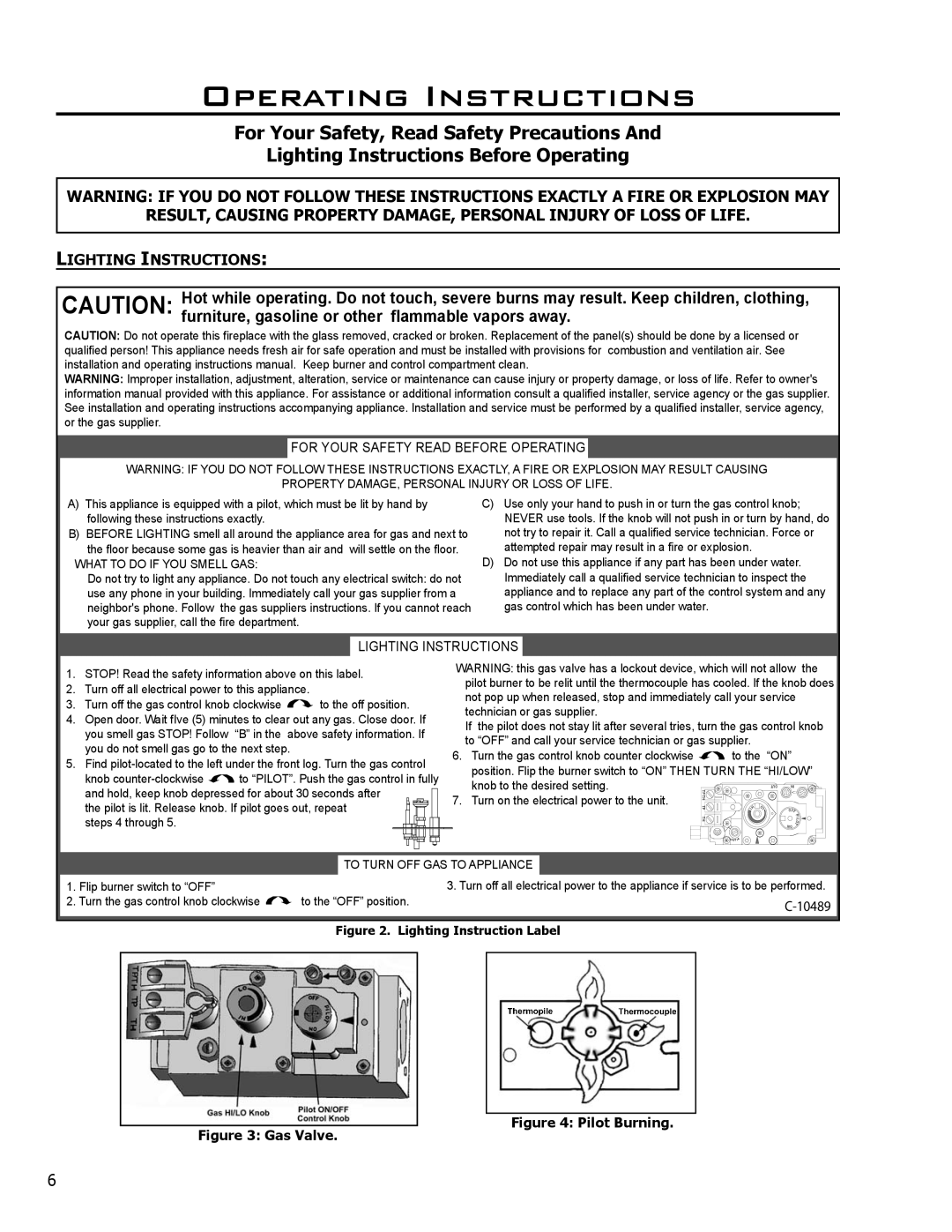 Enviro C-11288 owner manual Operating Instructions, For Your Safety, Read Safety Precautions And 