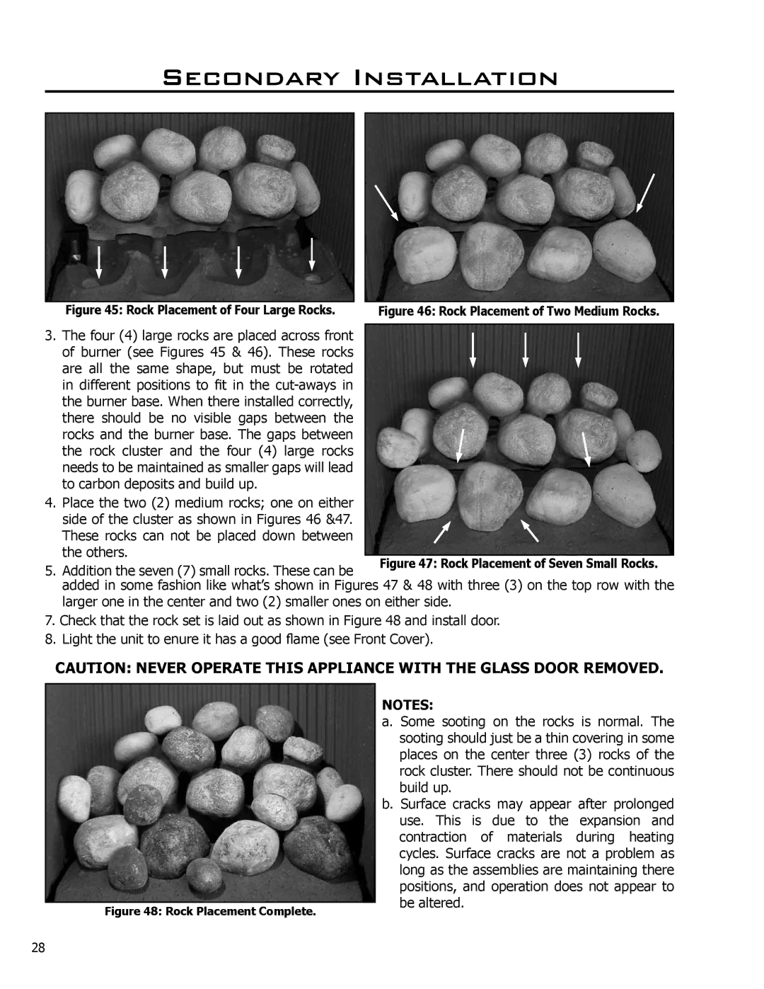 Enviro C-11500 owner manual Addition the seven 7 small rocks. These can be 