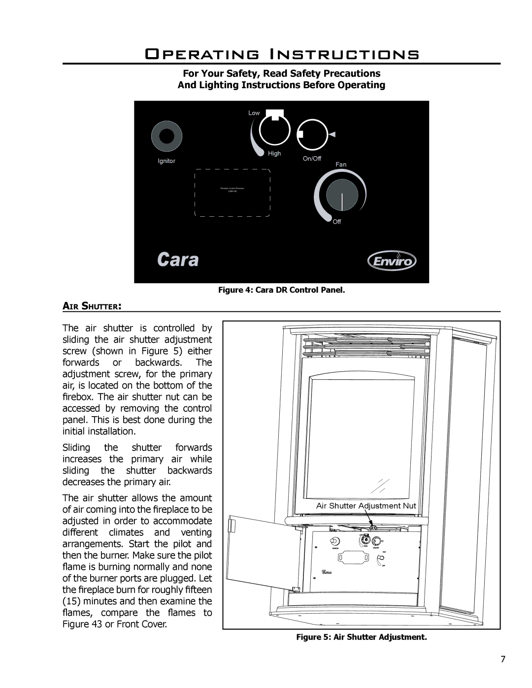 Enviro C-11500 owner manual Cara 