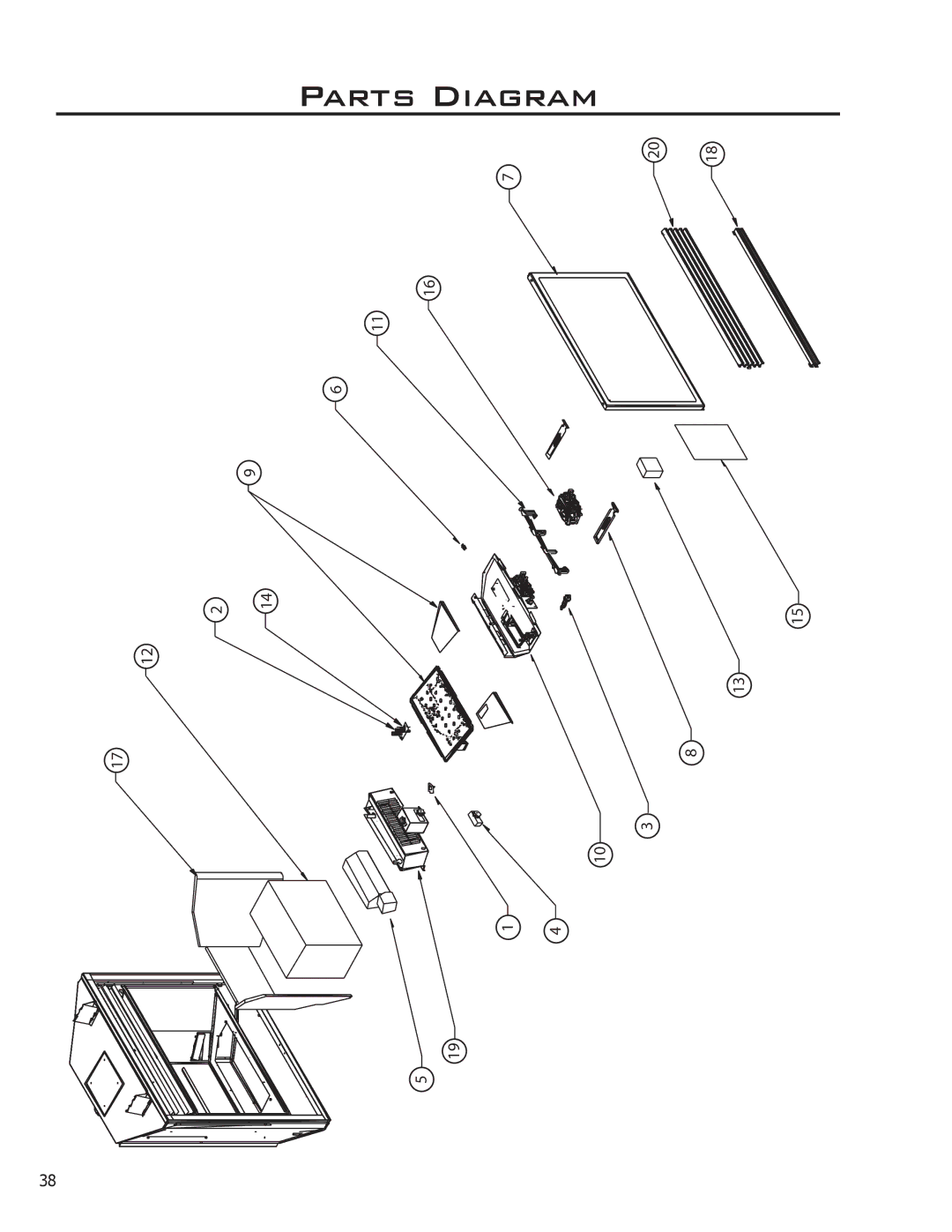 Enviro DV36 owner manual Parts Diagram 