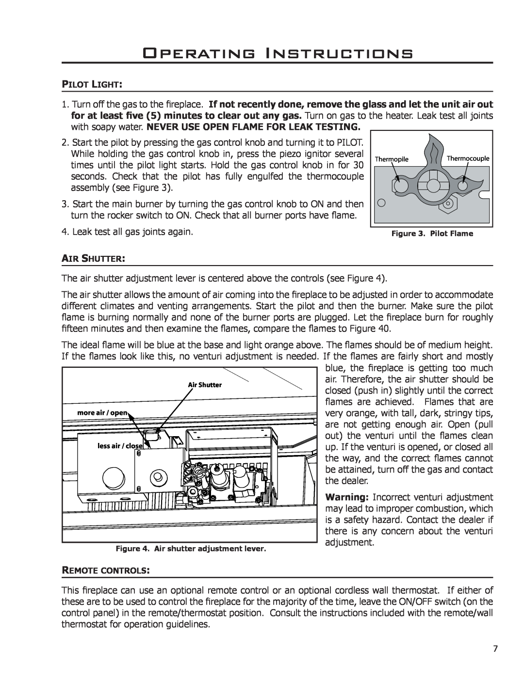 Enviro DV36 owner manual Operating Instructions, assembly see Figure 