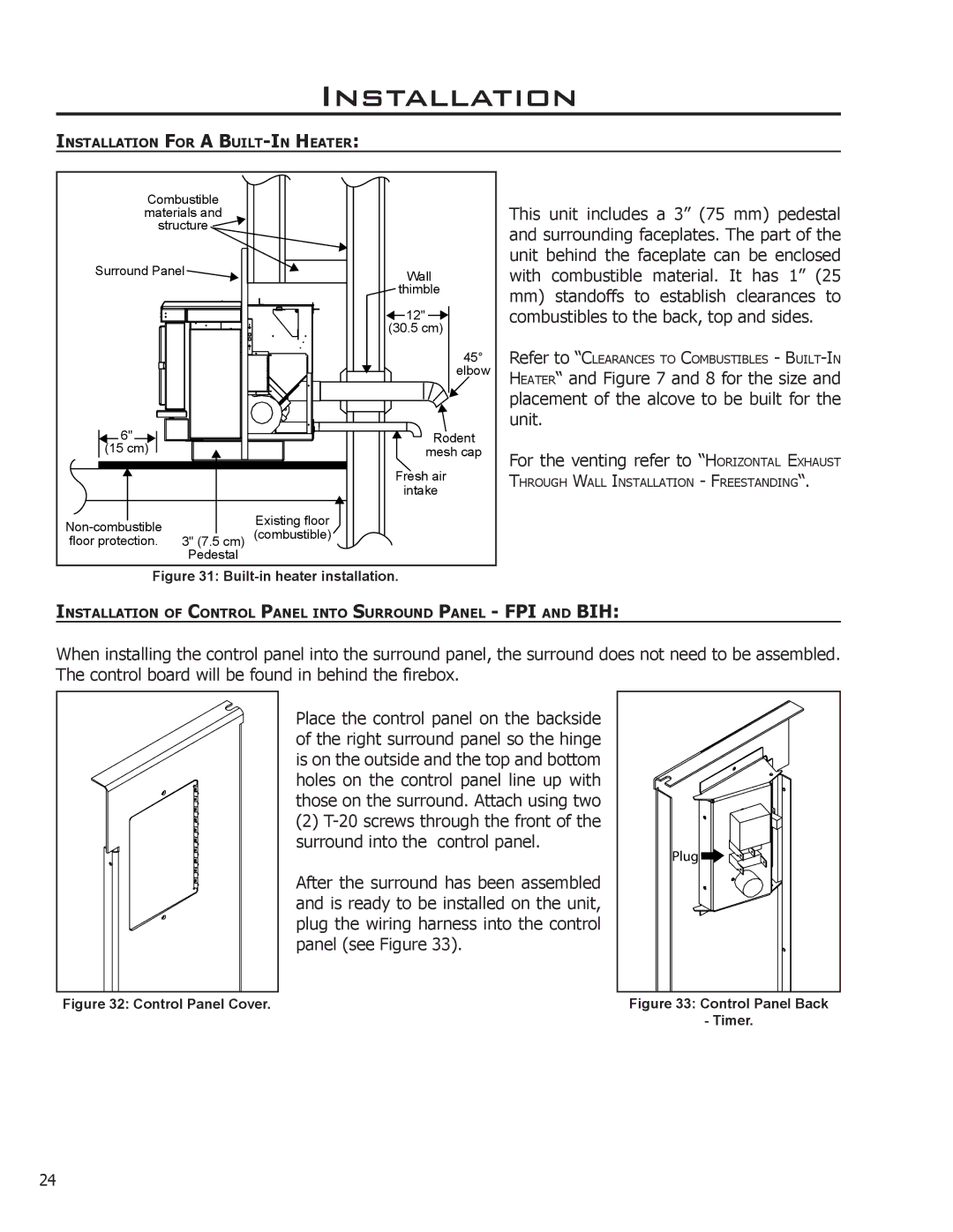 Enviro EF2 owner manual This unit includes a 3 75 mm pedestal 