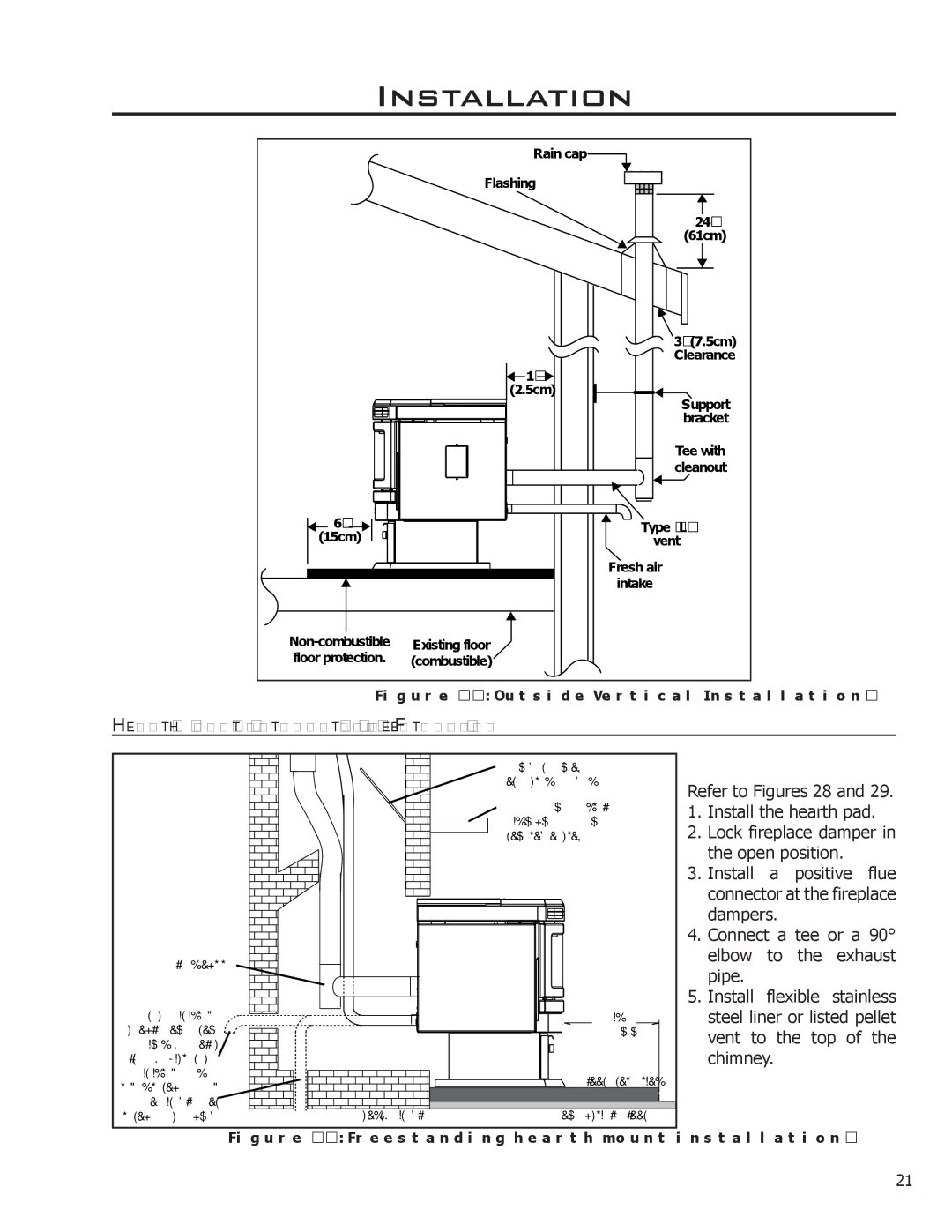 Enviro EF3 owner manual Outside Vertical Installation 