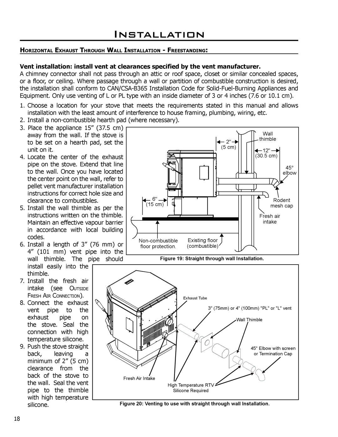 Enviro EF4 owner manual Unit on it Locate the center of the exhaust 