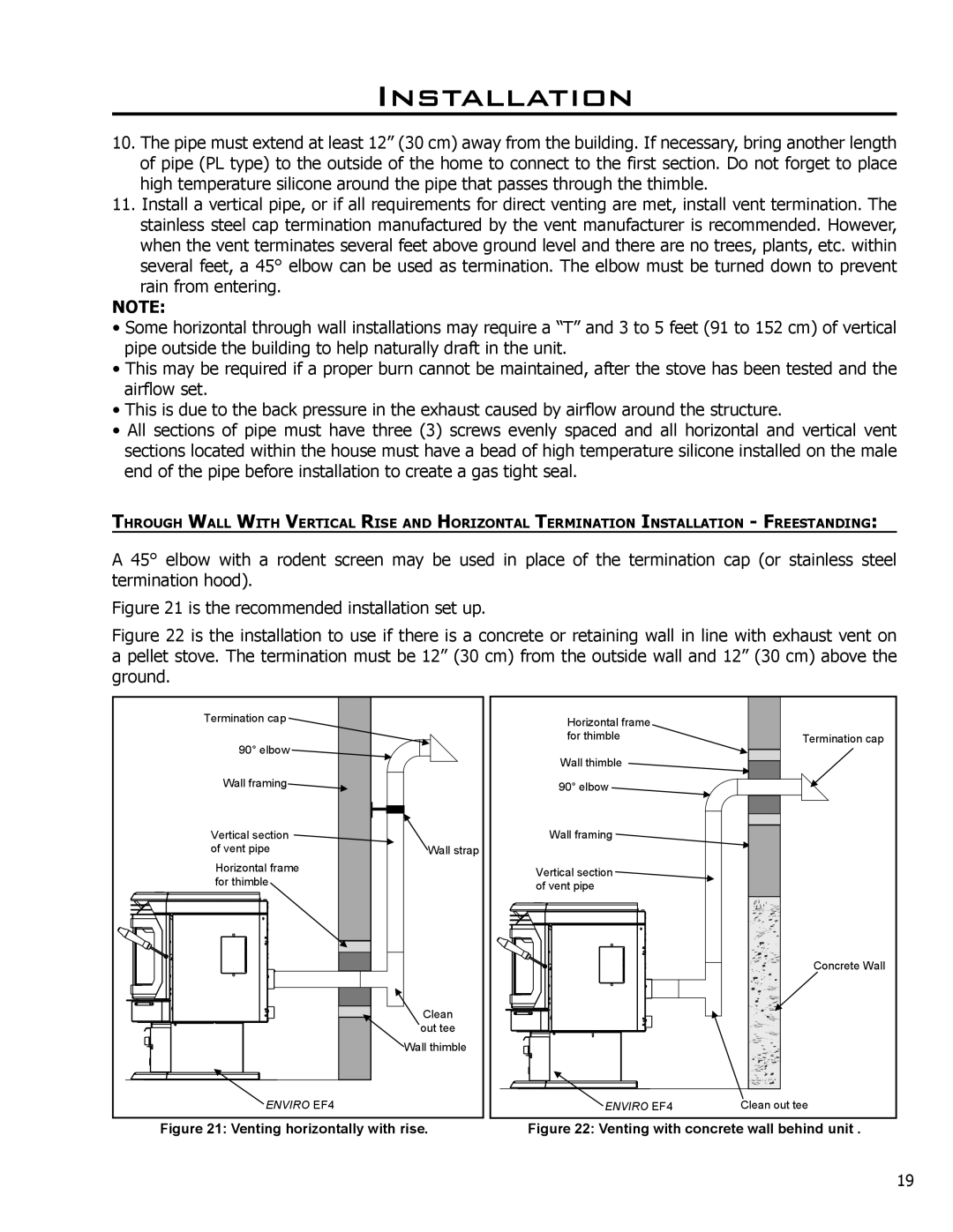 Enviro EF4 owner manual Is the recommended installation set up 