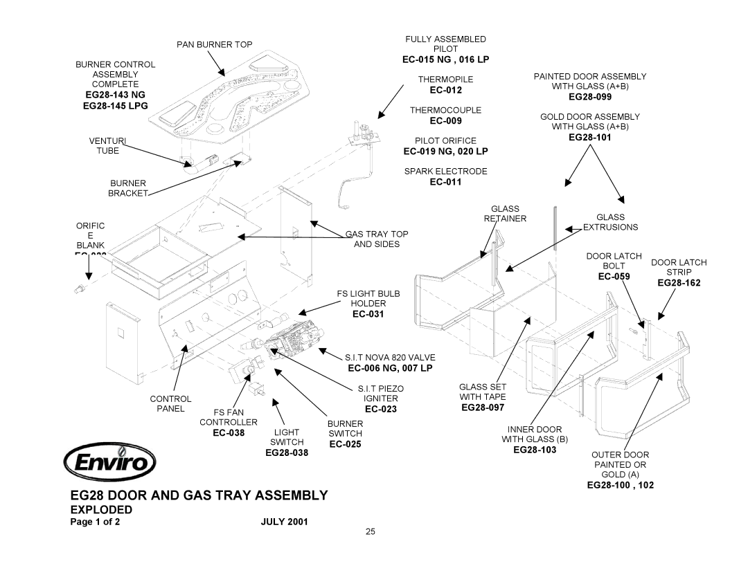 Enviro EG 28 owner manual EC-059 Strip 