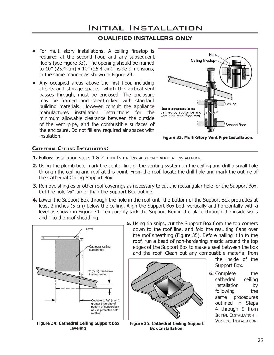 Enviro EG28-120, EG28 DV owner manual Insulation, Multi-Story Vent Pipe Installation 