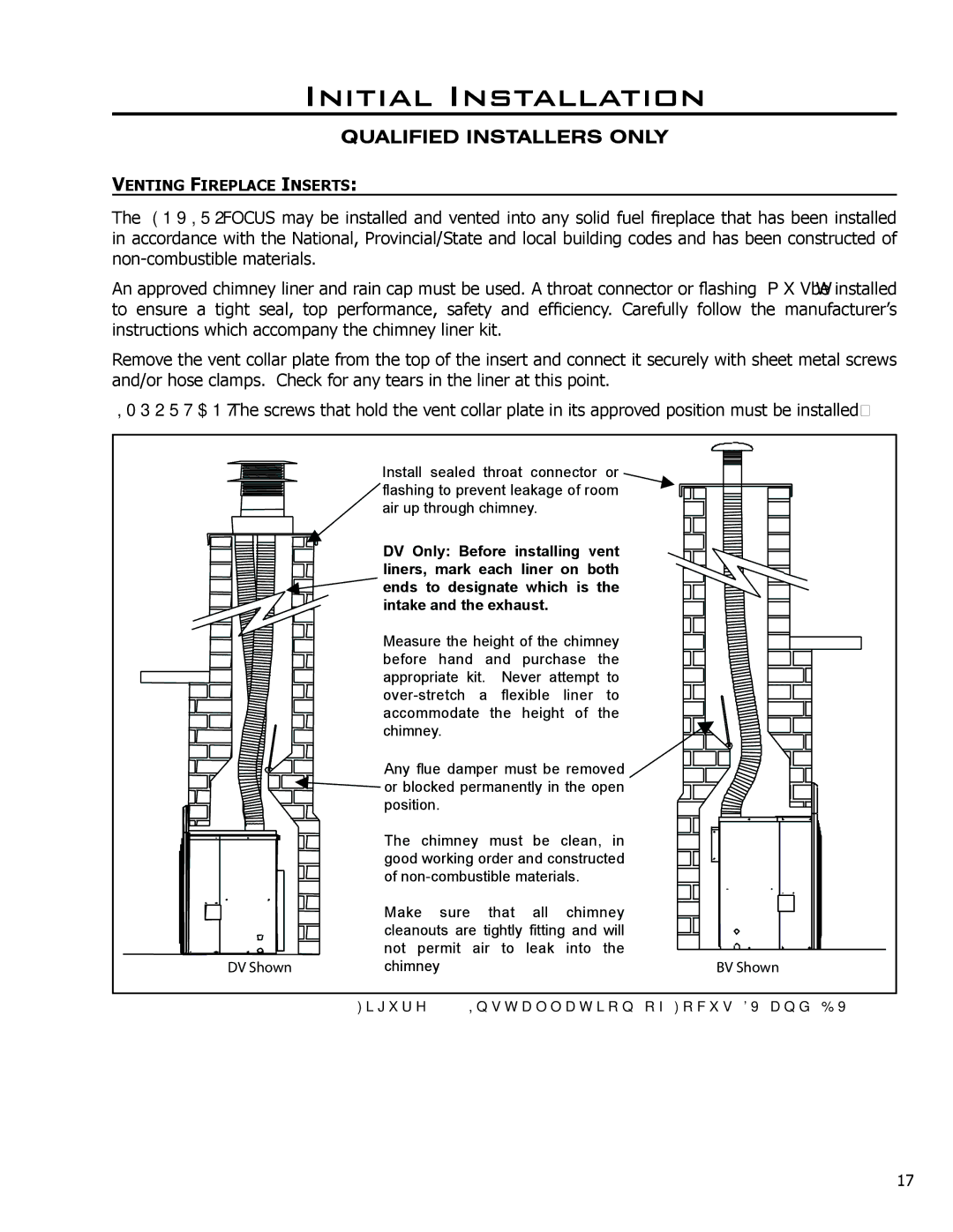 Enviro EG31-118 owner manual Venting Fireplace Inserts 