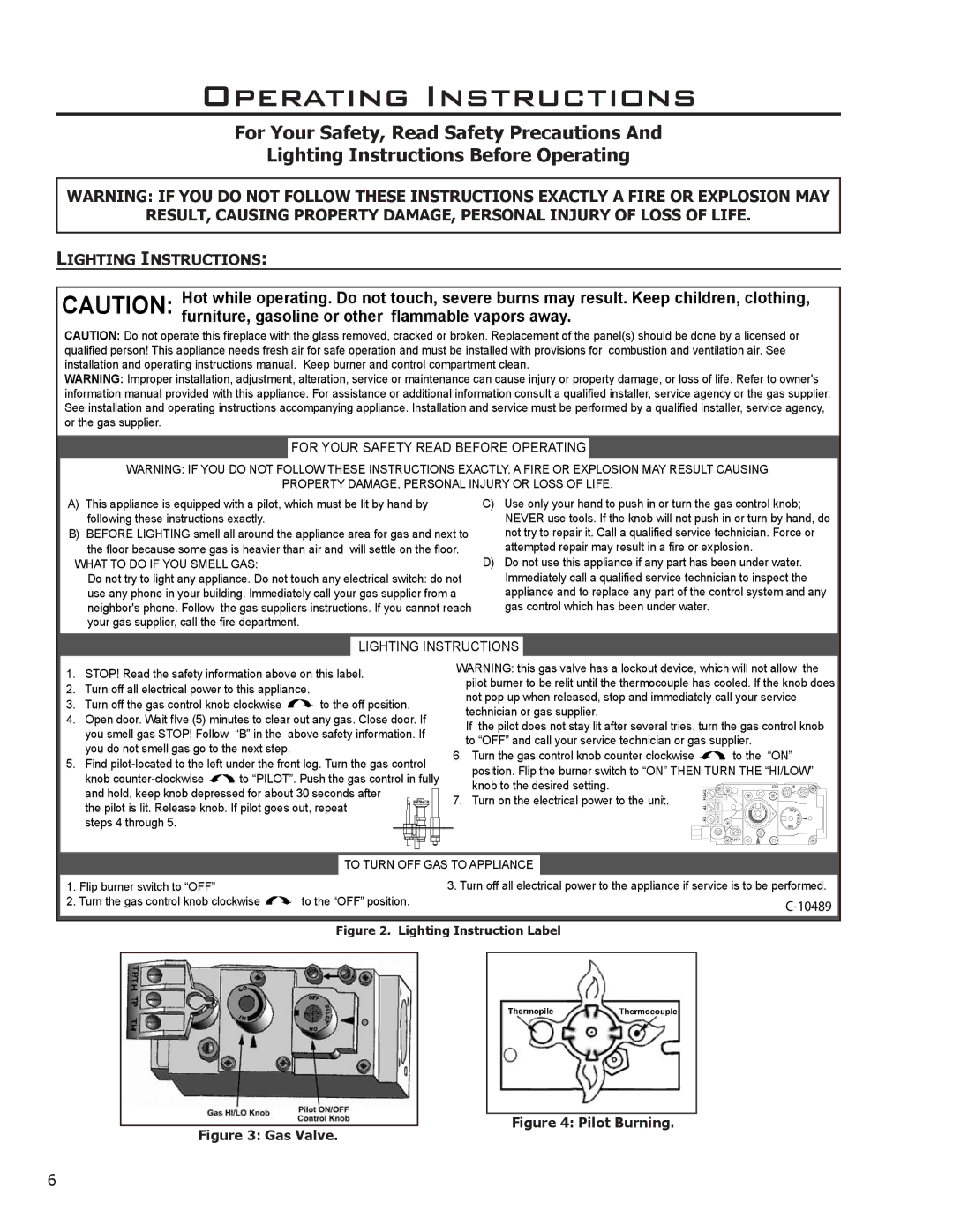 Enviro EG31-118 owner manual Operating Instructions, For Your Safety Read Before Operating 