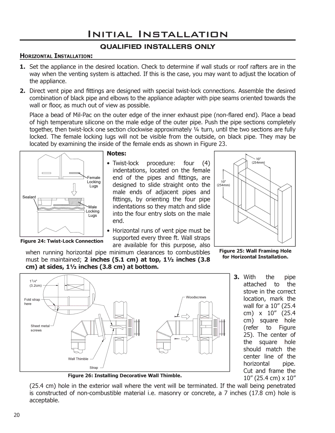 Enviro EG40-070 owner manual End of the pipes and fittings, are 