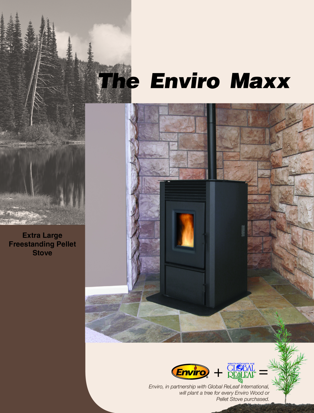 Enviro manual The Enviro Maxx, Extra Large Freestanding Pellet Stove 