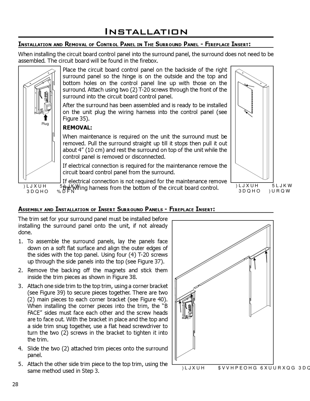 Enviro Meridian owner manual Removal, Wiring harness from the bottom of the circuit board control 