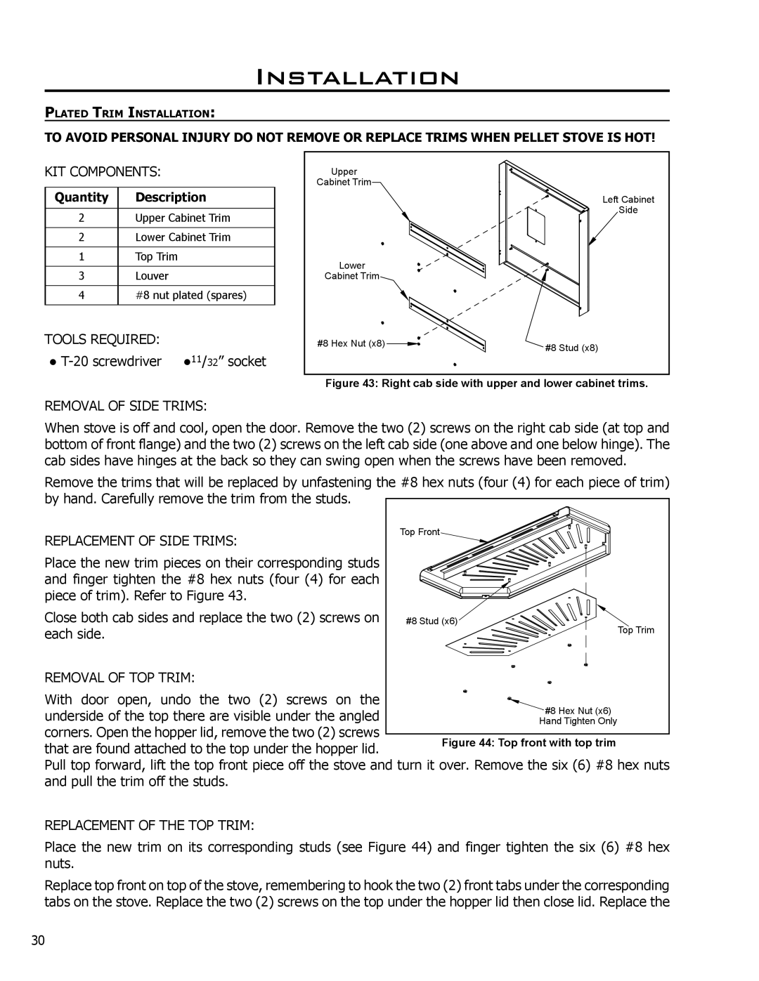 Enviro Meridian owner manual Tools Required 